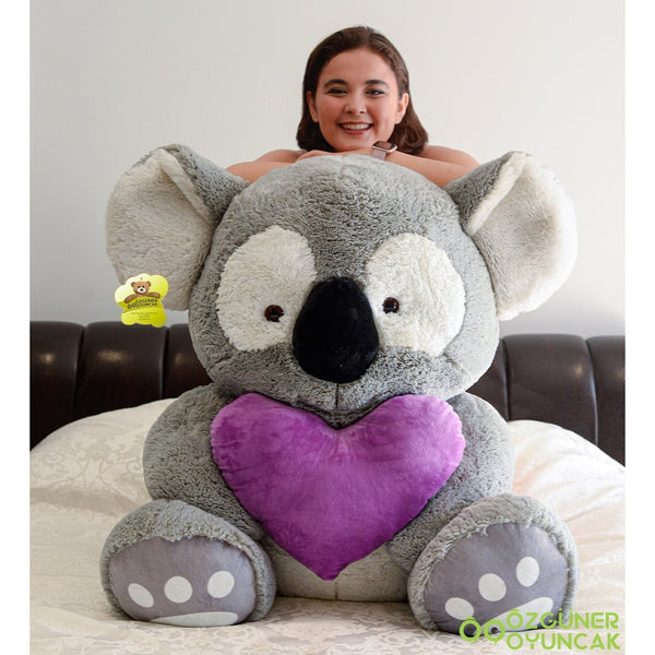 120 cm Hollywood Koala Dev Boy Peluş Oyuncak - Sarılmalık Yumuşak Hediye | Terapio