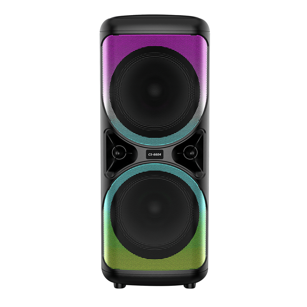 Terapio Partybox Bluetooth Hoparlör 20W RGB Işıklı Karaoke Mikrofonlu TWS Speaker