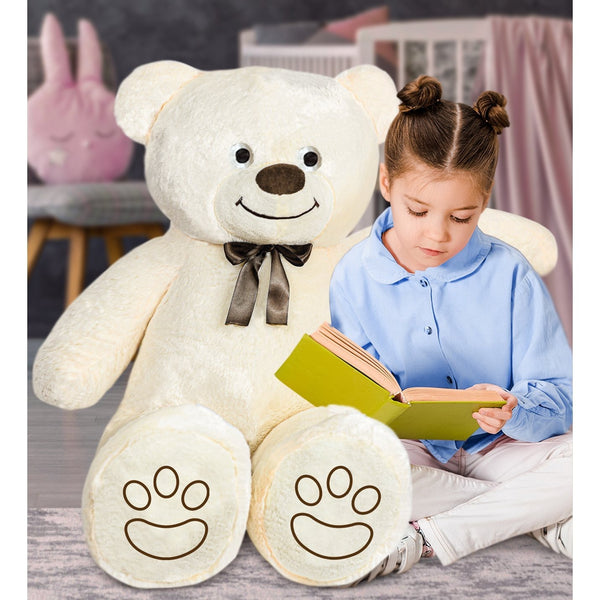 120 cm Dev Boy Boram Ayıcık Peluş Oyuncak - Yumuşak Sarılmalık Hediye | Terapio