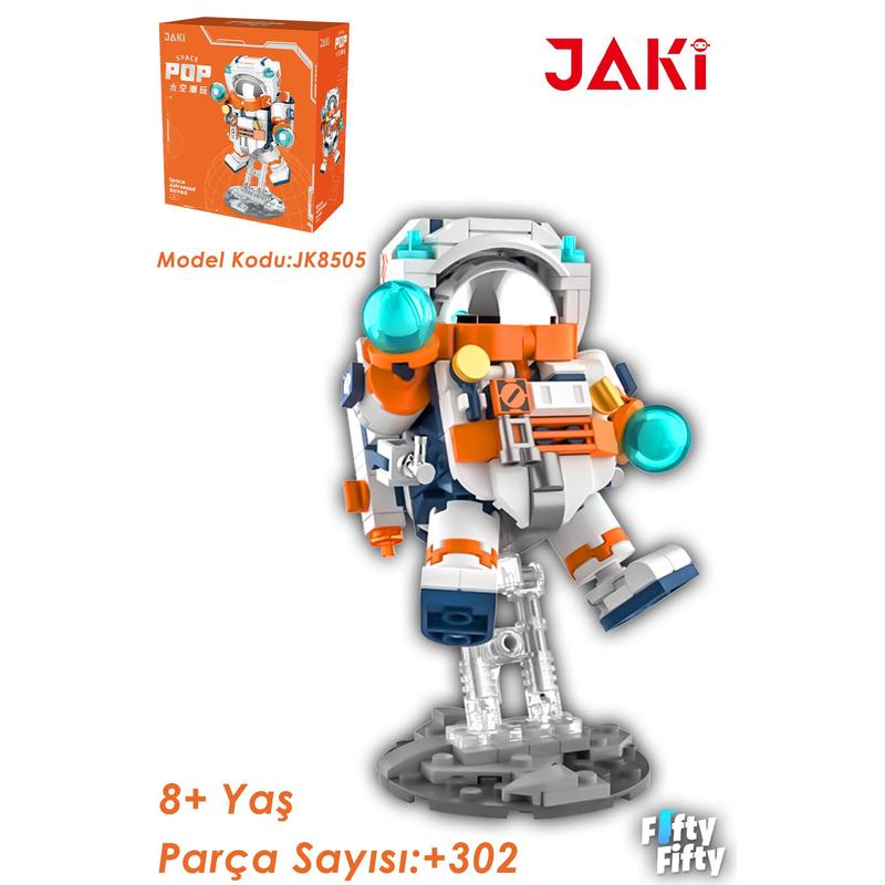 Jaki Mini Space Astronot Yapım Seti JK8505 - 302 Parça İnşaat Oyuncağı | Terapio