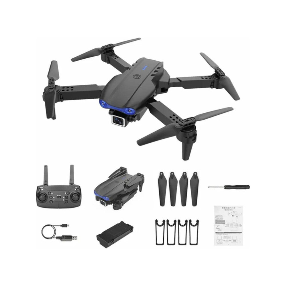 C5 Kameralı Drone WiFi Bağlantılı Katlanabilir Quadcopter 2 Bataryalı Set - Terapio