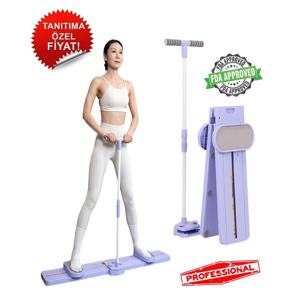 Terapio Katlanabilir Aç Kapa Kayak Egzersiz Aleti - Evde Pilates ve Fitness Spor Seti
