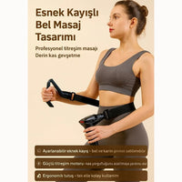 Terapio Titreşimli Masaj Tabancası - Çok Başlıklı Şarjlı Sporcu Kas Gevşetme Aleti