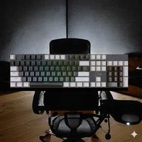 Terapio RGB Aydınlatmalı Mekanik Oyuncu Klavyesi - Tek Tuşla Işık Kontrolü ve Ergonomik Tasarım