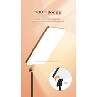 19 Inç Led Video Işık Kiti Tripodlu Dimmable Studio Fotoğraf Kamera Lambası Terapio