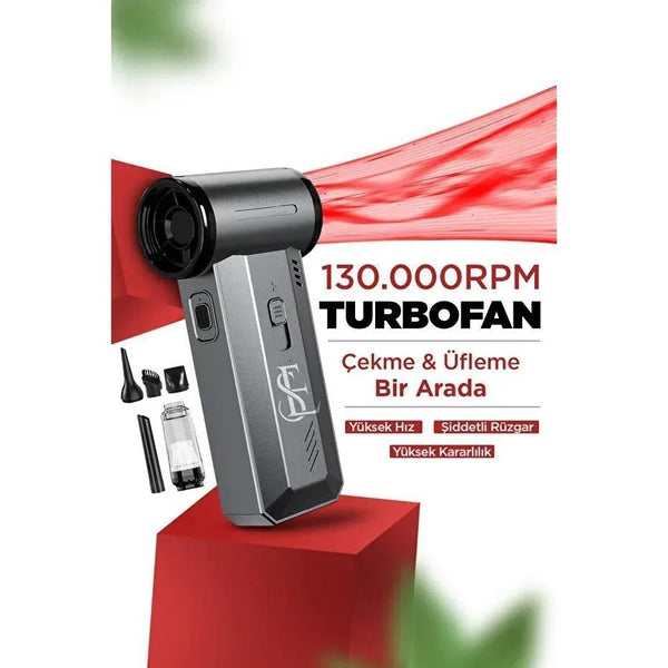130,000 RPM Şiddetli Katlanabilir Turbofan - Güçlü Soğutma Terapio Vantilatör