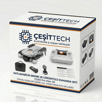 ÇeşitTech R08-S 4K Akıllı Drone - Çift Kamera, Otomatik Engelden Kaçınma, Katlanabilir
