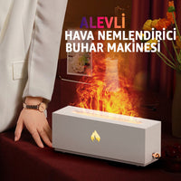 Terapio Şömine Görünümlü LED'li Difüzör ve Hava Nemlendirici