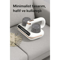 Terapio Akıllı UV Süpürge - Yatak Halı Koltuk Temizliği Sessiz Güçlü Emiş