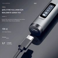 Mini Elektrikli Tornavida 62 in 1 Set LED Ekranlı USB-C Şarjlı Manyetik Hassas Onarım Aracı