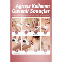 IPL Lazer Epilasyon Cihazı 999.999 Atım Ağrısız Dokunmatik
