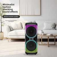 Terapio Partybox Bluetooth Hoparlör 20W RGB Işıklı Karaoke Mikrofonlu TWS Speaker