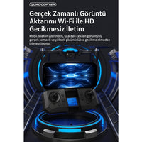Terapio J18 PRO Drone 1080P Kameralı WiFi Destekli Engel Kaçınma Özellikli Takla Atabilen
