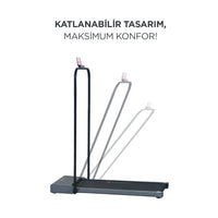 Torima Vep-1002 Siyah Bluetoothlu Katlanabilir Koşu Bandı - Uzaktan Kumandalı Ev Spor Aleti
