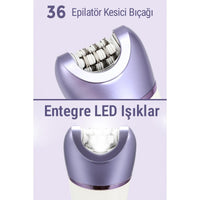VERYFİT 36 Cımbızlı Masaj Pedikür Epilatör - Islak Kuru Kullanım Terapio Marka