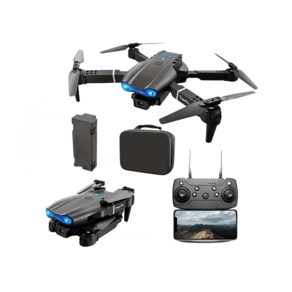 CEŞİTTECH C5 Katlanabilir Kameralı Drone - Uzaktan Kumandalı HD Çekim Drone Terapio