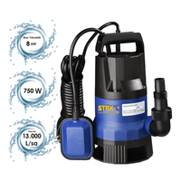 Staxx QSD750 750W Şamandıralı Otomatik Dalgıç Pompa - Kirli Temiz Su İçin İdeal