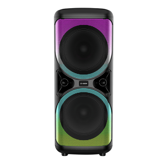 Terapio Partybox Bluetooth Hoparlör 20W RGB Işıklı Karaoke Mikrofonlu TWS Speaker