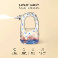 Çok Fonksiyonlu Taşınabilir Buharlı Temizleyici FR-SC9100 Evora Pro - Terapio