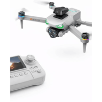 Katlanabilir Mini Drone HD Kameralı LCD Ekranlı Kumanda WiFi FPV Işıklı Akıllı Drone