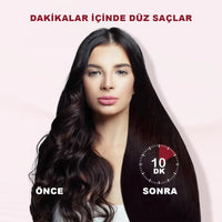 Terapio Profesyonel Saç Düzleştirici Tarak 210°C Seramik