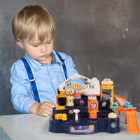 Ogi Mogi Toys 4 Düğme Kontrollü Uzay Macerası Oyun Seti - Çocuklar İçin Eğlenceli Oyuncak