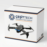 CEŞİTTECH C5 Katlanabilir Kameralı Drone - Uzaktan Kumandalı HD Çekim Drone Terapio