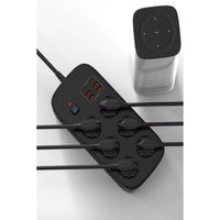 Termal Korumalı 6'lı Priz 4 USB 2 Type-C Çıkışlı 3500W Güçlü Grup Priz - Terapio