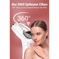 IPL Lazer Epilasyon Cihazı 999.999 Atım Ağrısız Dokunmatik