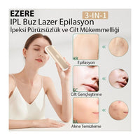 Terapio IPL Buz Lazer Epilasyon Cihazı - Ağrısız Kalıcı Sonuç