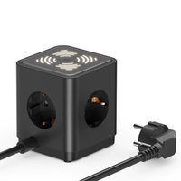 3lü Akım Korumalı Priz Gece Lambalı 25W USB Type-C Çıkışlı Yüksek Gerilim Koruması