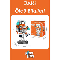 Jaki Mini Space Astronot Yapım Seti JK8505 - 302 Parça İnşaat Oyuncağı | Terapio