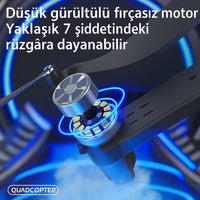 Terapio J18 PRO Drone 1080P Kameralı WiFi Destekli Engel Kaçınma Özellikli Takla Atabilen