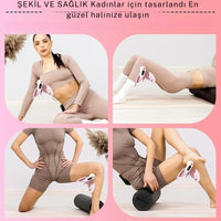 Pilates Fitness Aparatı Sayaçlı Kol Bacak Kalça Sıkılaştırma 7-16kg Ayarlanabilir Kegel Aleti