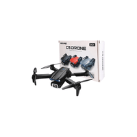 C5 Kameralı Drone WiFi Bağlantılı Katlanabilir Quadcopter 2 Bataryalı Set - Terapio