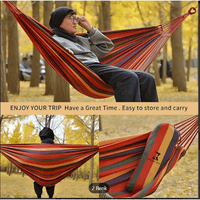 Terapio Kamp Hamağı 190x80cm - Dayanıklı Kanvas Kumaş, Taşıma Çantalı Piknik Hamağı