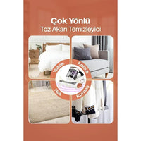 Terapio Kablosuz UV Işık HEPA Filtreli Yatak Temizleyici - Akar Karşıtı Elektrikli Süpürge