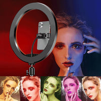 13 RGB Ring Light Güzellik Salonu Ortam Işığı - 2m Stand ile Profesyonel Yayıncı Işığı