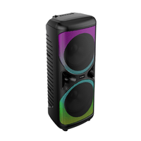 Terapio Partybox Bluetooth Hoparlör 20W RGB Işıklı Karaoke Mikrofonlu TWS Speaker
