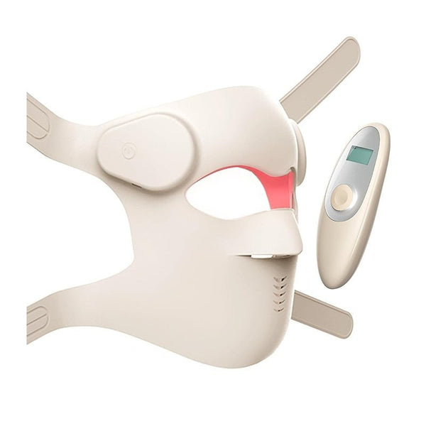 EZERE Şarjlı LED Işık Terapisi Maskesi - 9 Mod 480 Boncuklu Cilt Bakım Masajı Ev Tipi