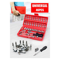50 Parça Mini Lokma Takımı Otomatik Cırcırlı 1/4 Wrench Set - Terapio Yüksek Kalite Alet