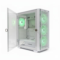 DARYUN Nirsa Pro 4x120MM ARGB Fanlı Beyaz Gaming Kasa - Yüksek Performans Soğutma