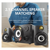 RGB 2+1 Ses Sistemi Bluetooth Hoparlör Gaming Bilgisayar Hoparlör - Terapio