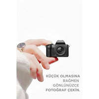 Terapio CMR42 Dijital Mini Kamera 2K Video 128GB Destekli Siyah Fotoğraf Makinesi