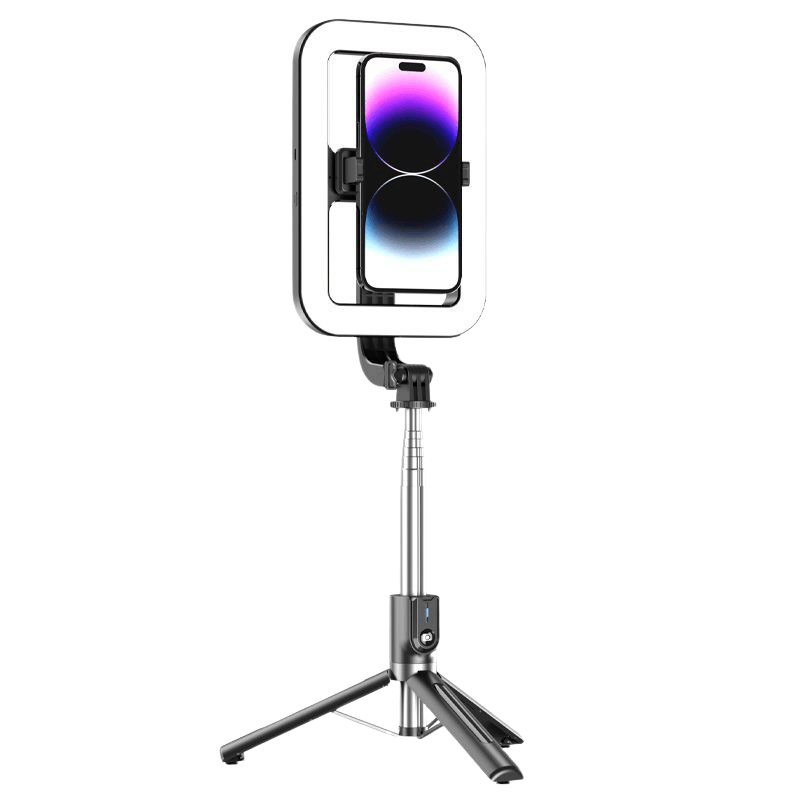 Unico 360° Dönen LED Selfie Çerçeve Işığı - 9 Kademeli Ayarlanabilir Profesyonel Fotoğraf Işığı