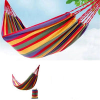 Terapio Kamp Hamağı 190x80cm - Dayanıklı Kanvas Kumaş, Taşıma Çantalı Piknik Hamağı
