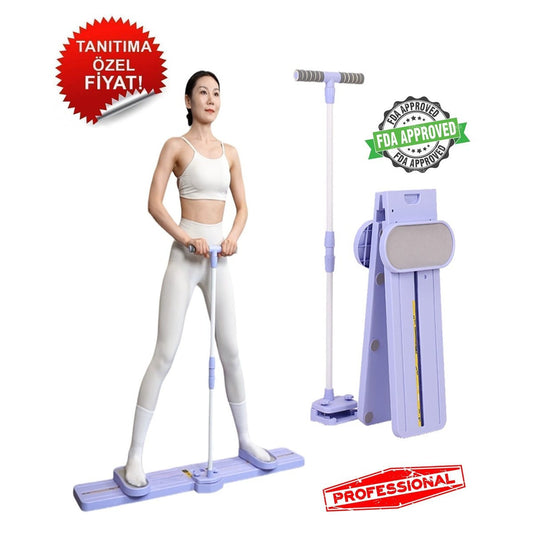 Terapio Katlanabilir Aç Kapa Kayak Egzersiz Aleti - Evde Pilates ve Fitness Spor Seti
