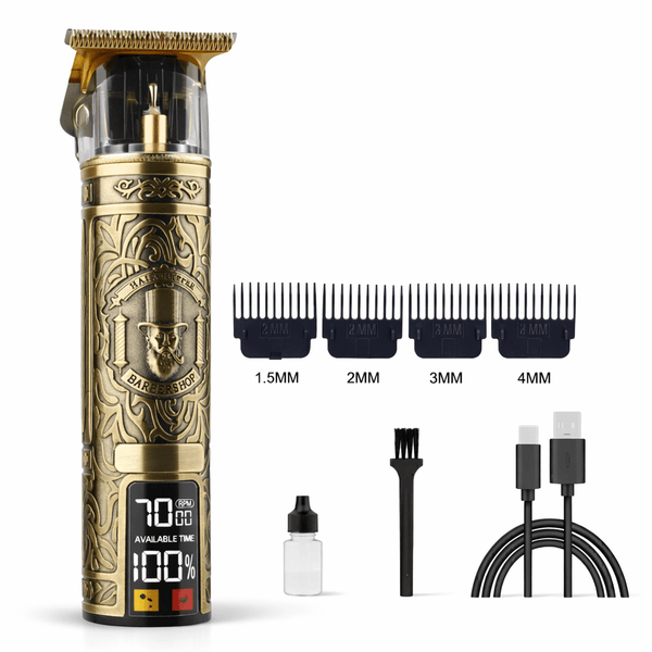 LED'li Dragon Profesyonel Şarjlı Saç Sakal Tıraş Makinesi