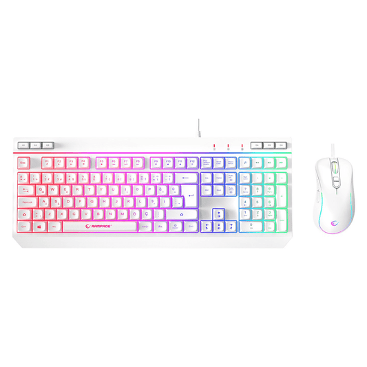 Rampage KM-R57 Seraphic RGB Aydınlatmalı Gaming Klavye Mouse Set 12800 DPI Oyuncu Seti