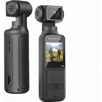 Terapio 4K Ultra HD Pocket Kamera - EIS Stabilizasyon, WiFi Aktarım, 270° Döner Lens